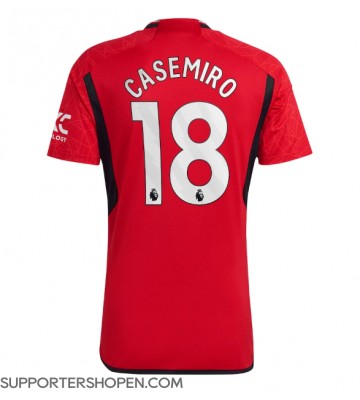 Manchester United Casemiro #18 Hemma Matchtröja 2023-24 Kortärmad